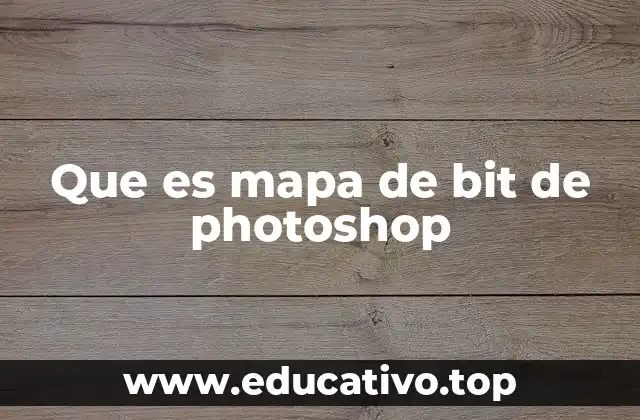 Que es mapa de bit de photoshop