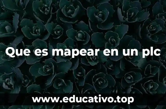 Que es mapear en un plc