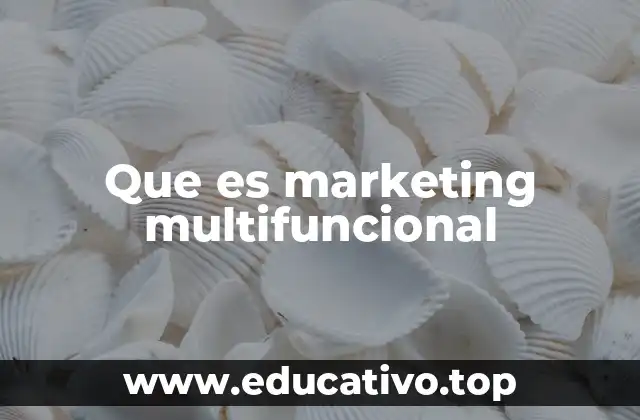 Que es marketing multifuncional