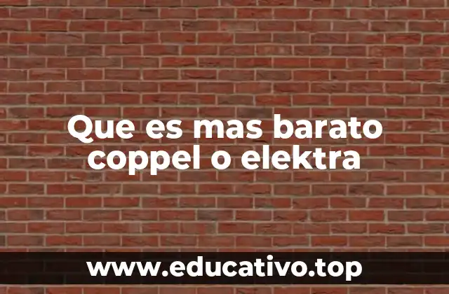 Que es mas barato coppel o elektra