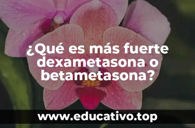 ¿Qué es más fuerte dexametasona o betametasona?