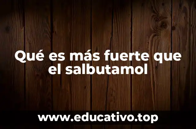 Alternativas a los broncodilatadores de acción rápida