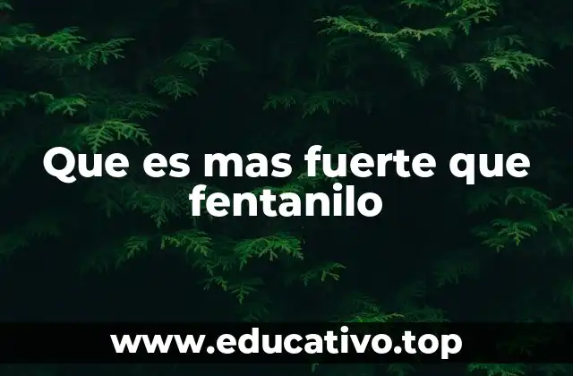 Los opioides sintéticos y su impacto en la salud pública