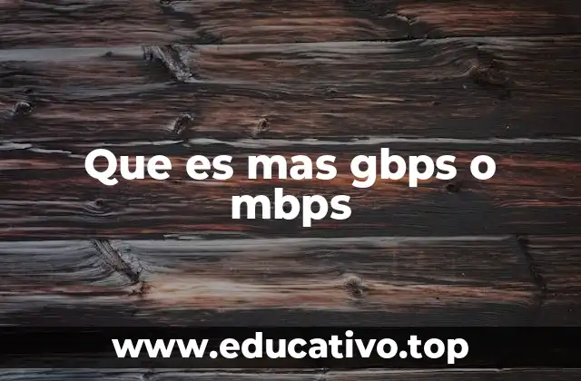 La importancia de entender las diferencias entre Mbps y Gbps