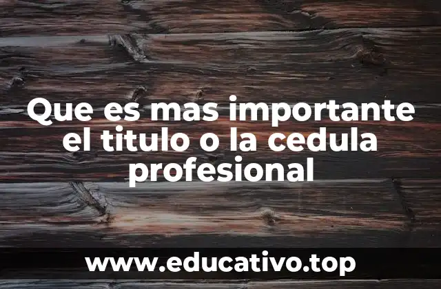 La importancia de los documentos académicos en el ejercicio profesional