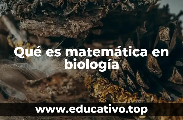 El papel de la modelización en la comprensión biológica