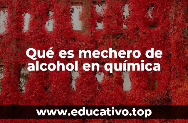 Qué es mechero de alcohol en química