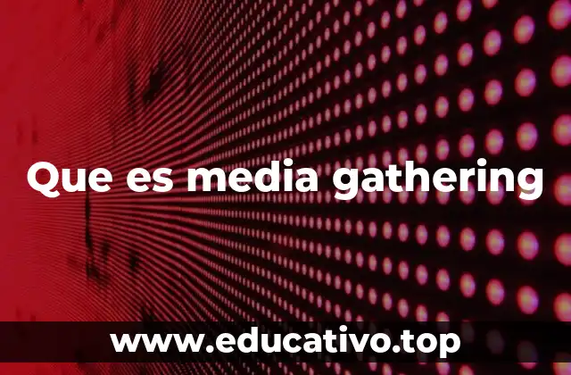 Que es media gathering