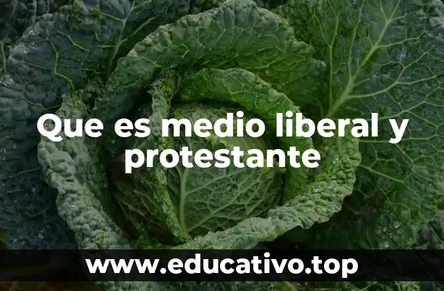 Que es medio liberal y protestante