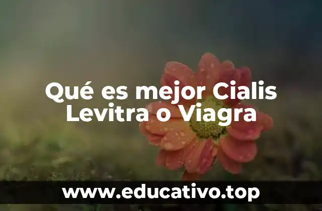 Comparando opciones para el tratamiento de la disfunción eréctil