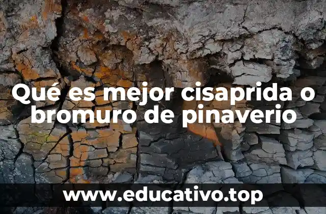 Qué es mejor cisaprida o bromuro de pinaverio