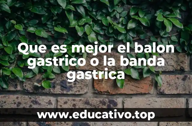 Comparando soluciones de reducción de peso sin nombrarlas directamente