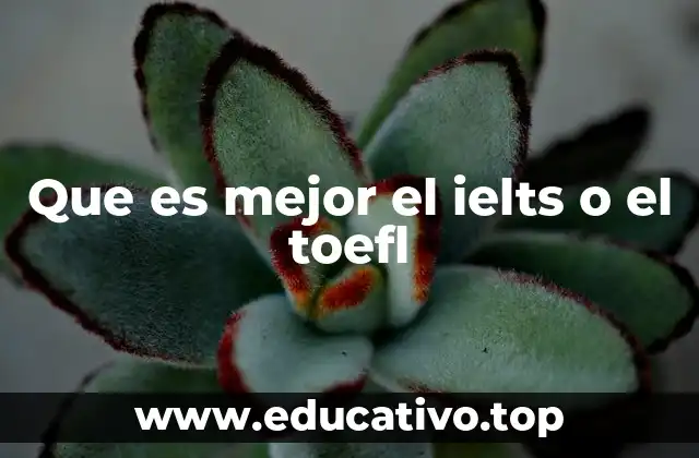 Que es mejor el ielts o el toefl