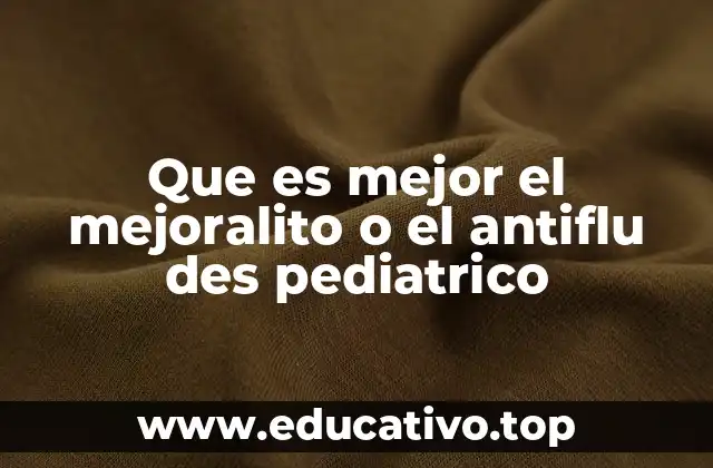 Comparativa de medicamentos para aliviar síntomas gripales en niños