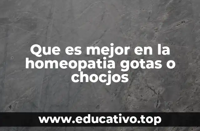 Formas de administración en homeopatía