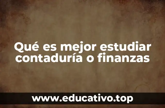 Diferencias entre contaduría y finanzas