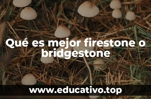 Qué es mejor firestone o bridgestone