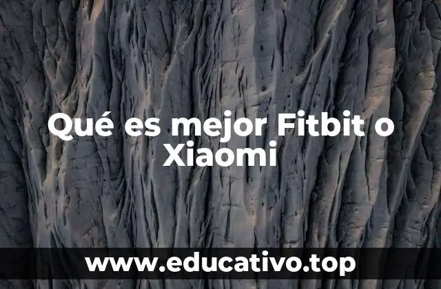 Qué es mejor Fitbit o Xiaomi