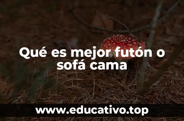 Qué es mejor futón o sofá cama