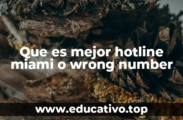 Que es mejor hotline miami o wrong number