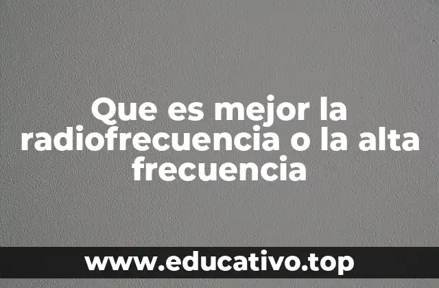 Aplicaciones médicas y terapéuticas de ambas frecuencias