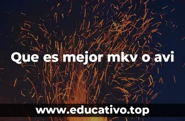 Comparando características técnicas de los formatos de video