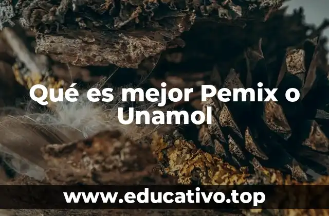 Qué es mejor Pemix o Unamol