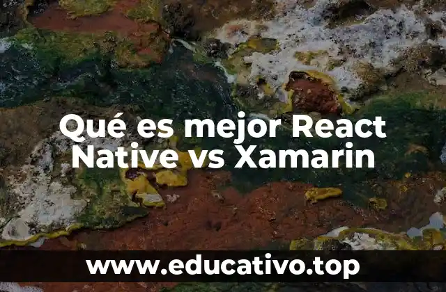 Qué es mejor React Native vs Xamarin