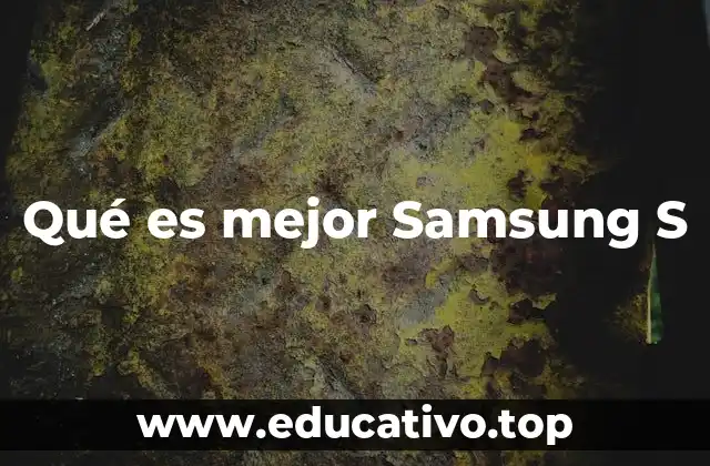 Qué es mejor Samsung S