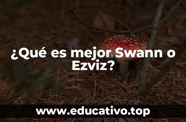 ¿Qué es mejor Swann o Ezviz?