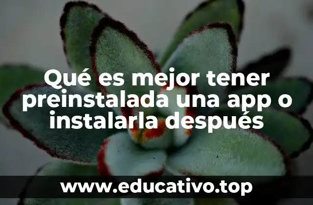 Qué es mejor tener preinstalada una app o instalarla después