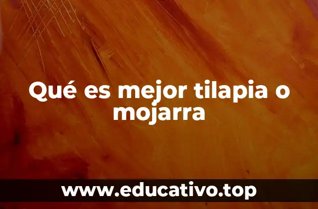 Características comparativas entre dos especies de pescado