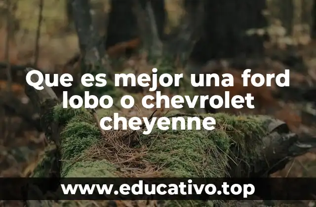 Que es mejor una ford lobo o chevrolet cheyenne