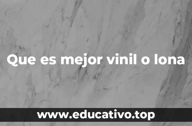 Que es mejor vinil o lona
