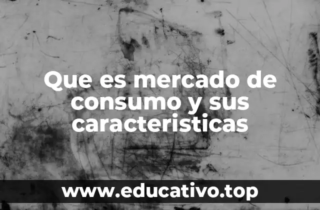 Que es mercado de consumo y sus caracteristicas