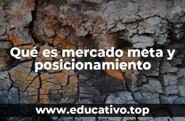 Qué es mercado meta y posicionamiento