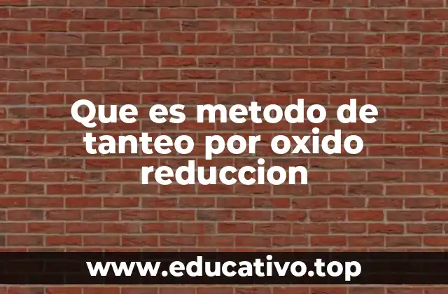 El proceso detrás del balanceo de ecuaciones redox