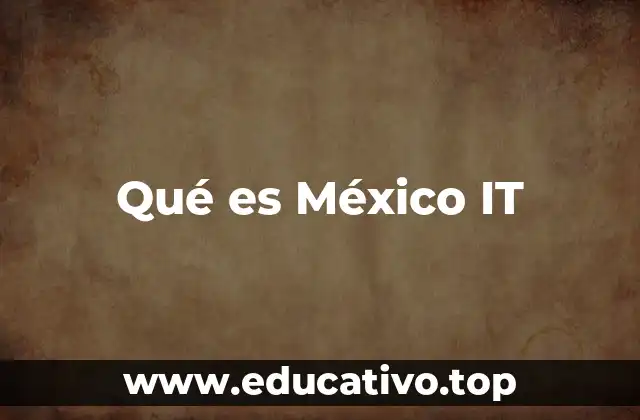 Qué es México IT