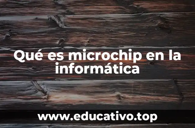 Qué es microchip en la informática