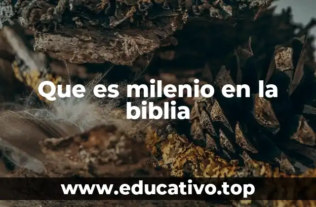 Que es milenio en la biblia