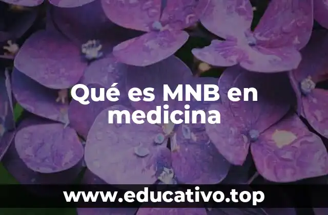 Qué es MNB en medicina