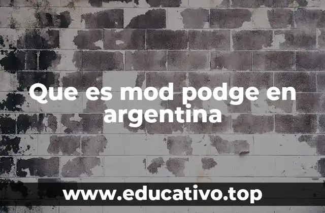 Que es mod podge en argentina