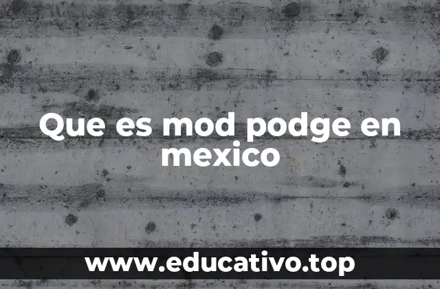 Que es mod podge en mexico