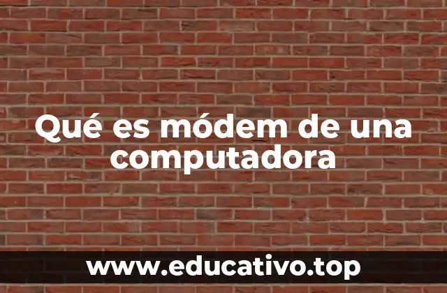 Cómo el módem permite la conexión a Internet