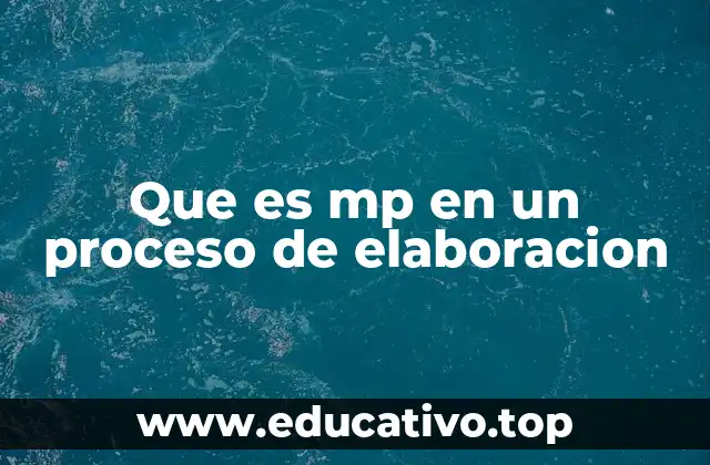 El papel del MP en la cadena de producción