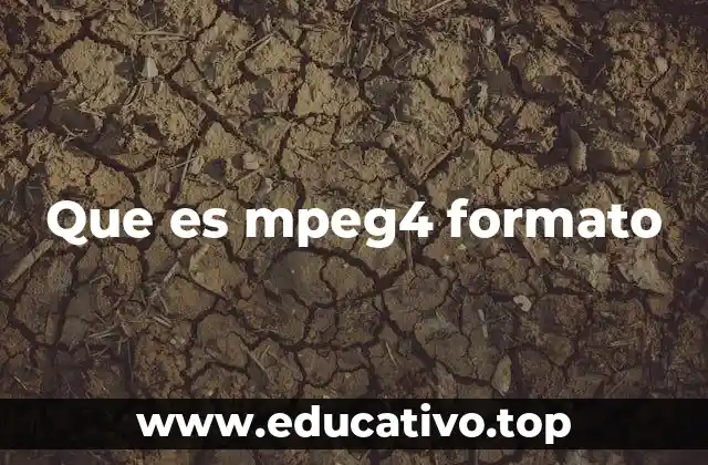 Que es mpeg4 formato