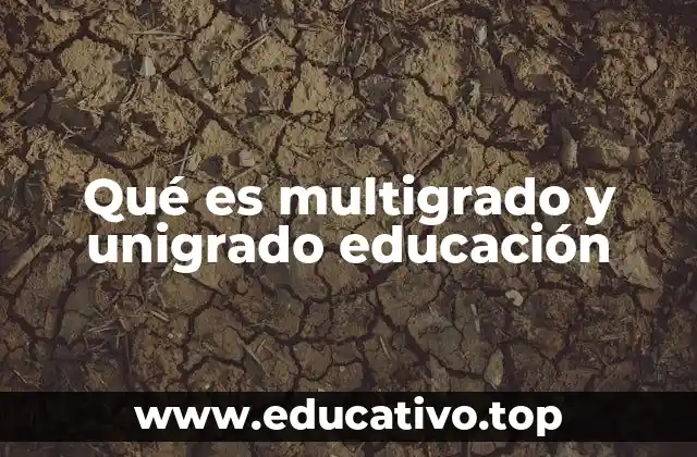 Diferencias entre los sistemas multigrado y unigrado