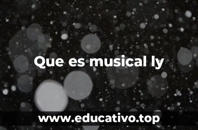 Que es musical ly