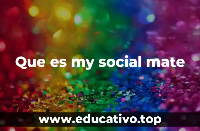 Que es my social mate