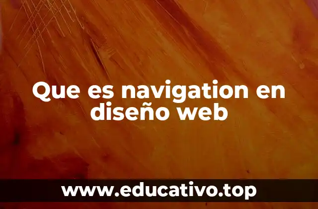 Que es navigation en diseño web
